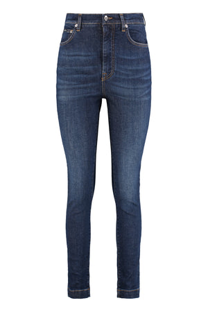 Grace stretch denim trousers-0